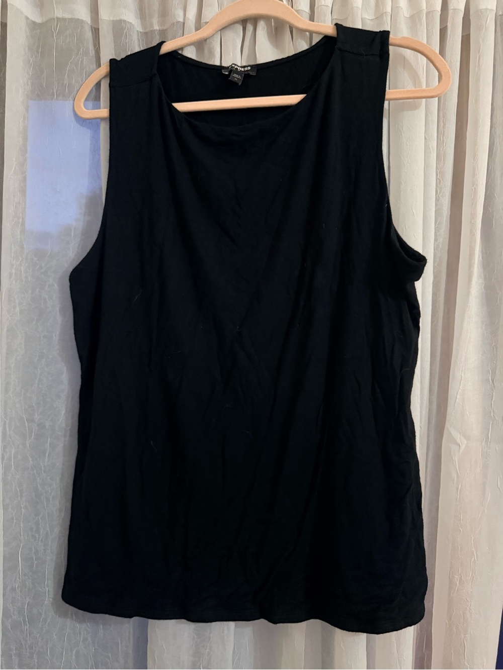 Express Black Sleeveless Tank Top